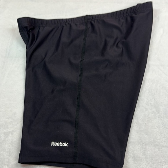 Reebok Black Athleisure Shorts Polyester/Spandex L - Picture 2 of 4